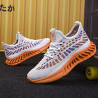 Men's Flying Weave Breathable Casual Shoes Korean Edition Trendy Running Shoes Fashion Student Shoes Sports Shoes eprolo
