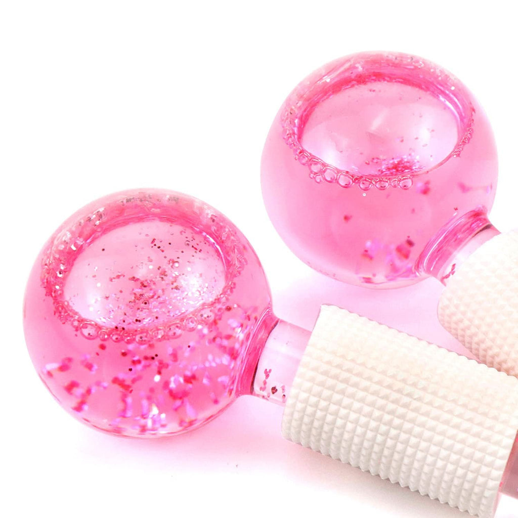 Beauty Ball Glitter Crystal Ice Hockey Ice Therapy Facial Massage Glass Beauty Ball Ice Wave Ball eprolo