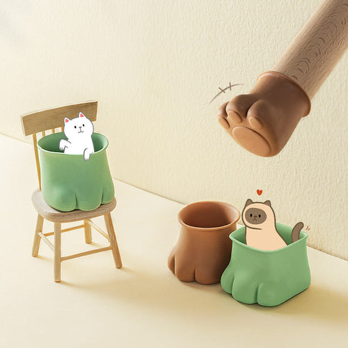 Cute Claw Table And Chair Silicone Foot Cover Rubber Chair Foot Pad Mute Wear-Resistant Non-Slip Thickening Shock-Proof Cute Furniture Foot Pad eprolo