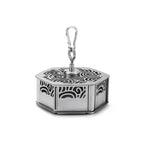 Outdoor Magnetic Mosquito Incense Box Camping Portable Stainless Steel Windproof Hollow Multi functional Mosquito Incense Plate eprolo