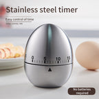 Creative Stainless Steel Kitchen Timer Egg Apple Timer Mechanical Reminder Countdown Kitchen Gadget eprolo
