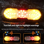 Wireless Remote Bike Tail Light with Turn Signal & Horn, USB-C Rechargeable Safety Warning Light eprolo