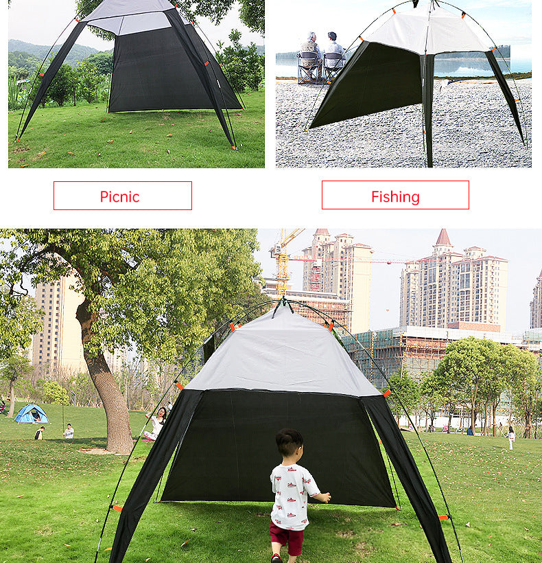 Pop Up Beach Tent Sun Shade Shelter Anti-UV Shelter Fully Automatic Folding Camping Tent eprolo