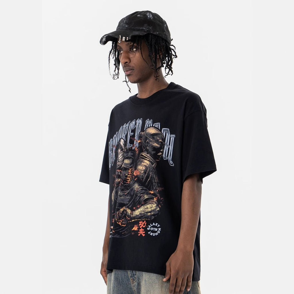 Men's Clothing Trend Print Casual Short Sleeve T-Shirt for Men and Women eprolo