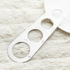 Stainless steel measuring tool Italian noodle ruler with 4 holes kitchen tools kitchen supplies noodle pasta ruler eprolo