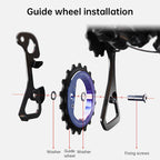 18T Rear Derailleur Ceramic Jockey Wheel Set - 9/10/11 Speed Hollow Eccentric Pulley Guide, R8000/R7000 Bike Parts eprolo