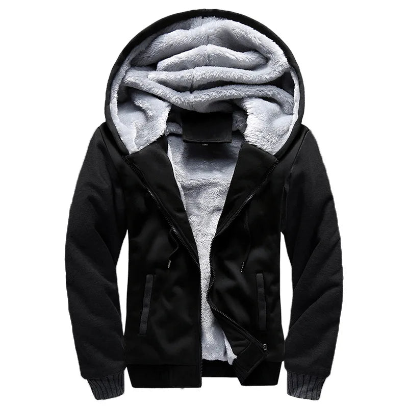 WHWR Men's Camouflage Hooded Zip-Up Jacket