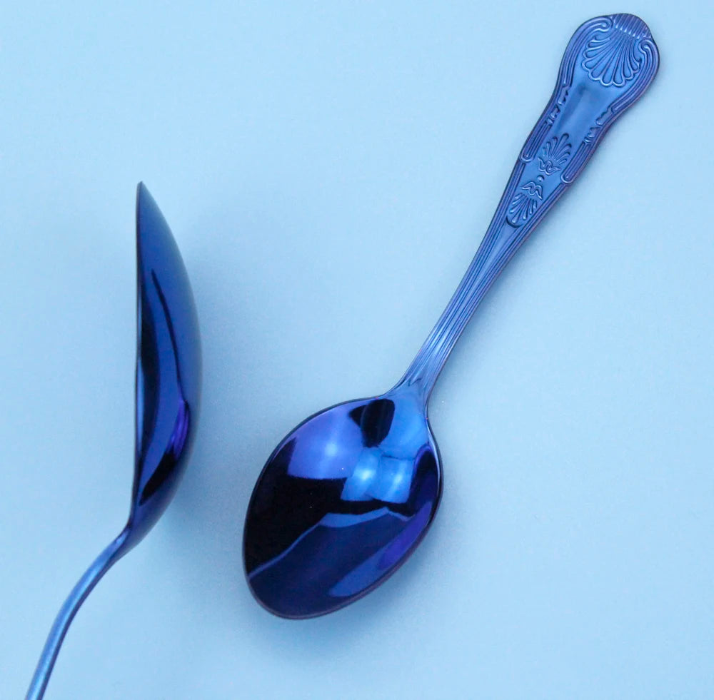 LUCF Vintage-Style Stainless Steel Flatware