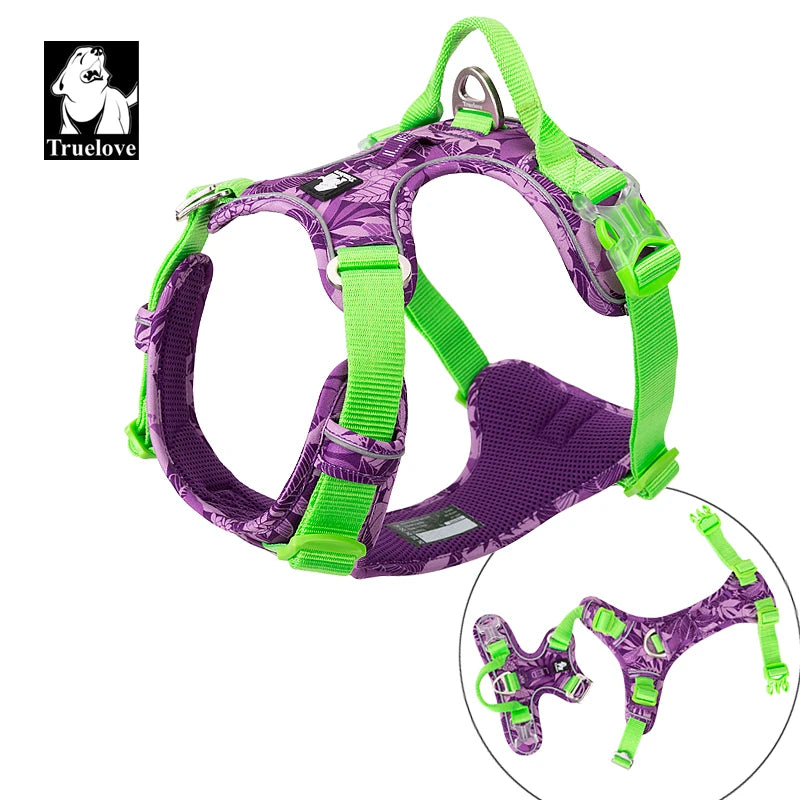 TRUELOVE Reflective Camouflage Dog Harness TLH5653