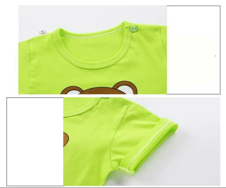 Baby Cotton T-Shirt and Shorts Set