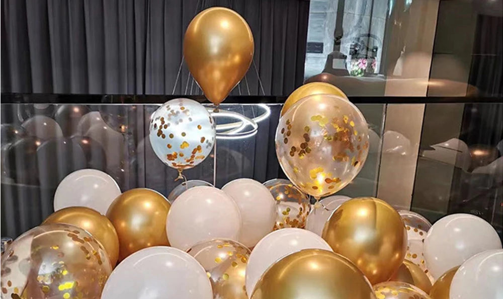 10 & 12-Inch Latex Balloons, Assorted Pack Options