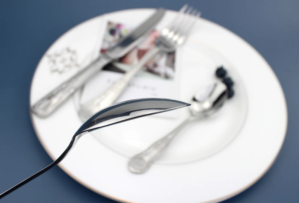 LUCF Vintage-Style Stainless Steel Flatware