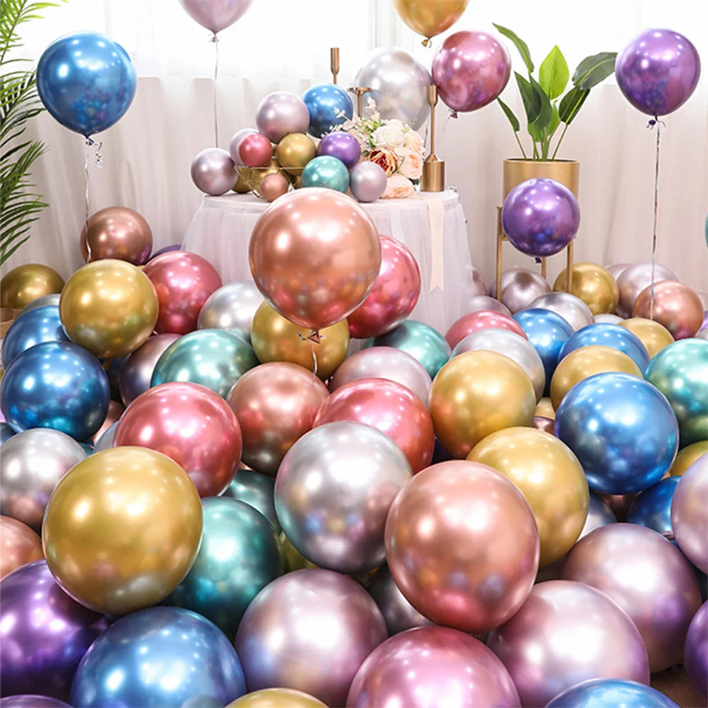 10 & 12-Inch Latex Balloons, Assorted Pack Options