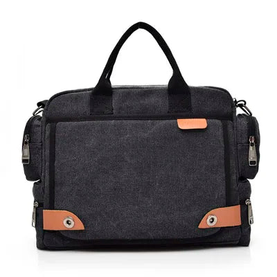 DIDA BEAR Men's Canvas Messenger Bag