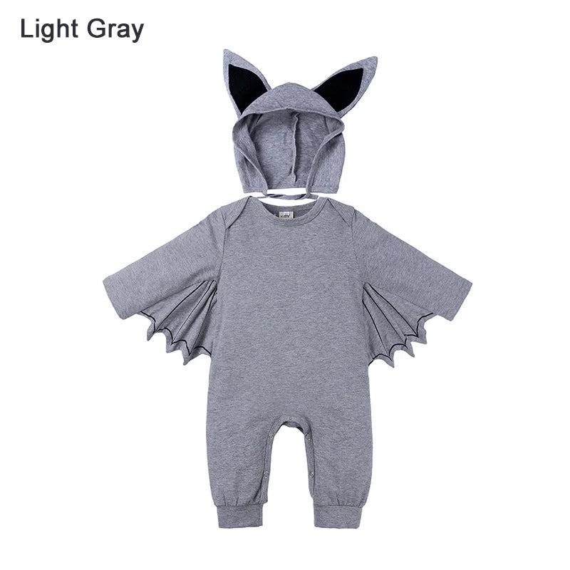 Baby Bat Costume Romper with Hat