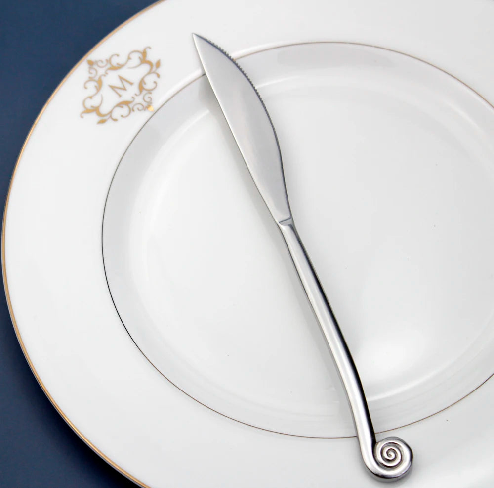 LUCF Snail-Handle Stainless Steel Flatware