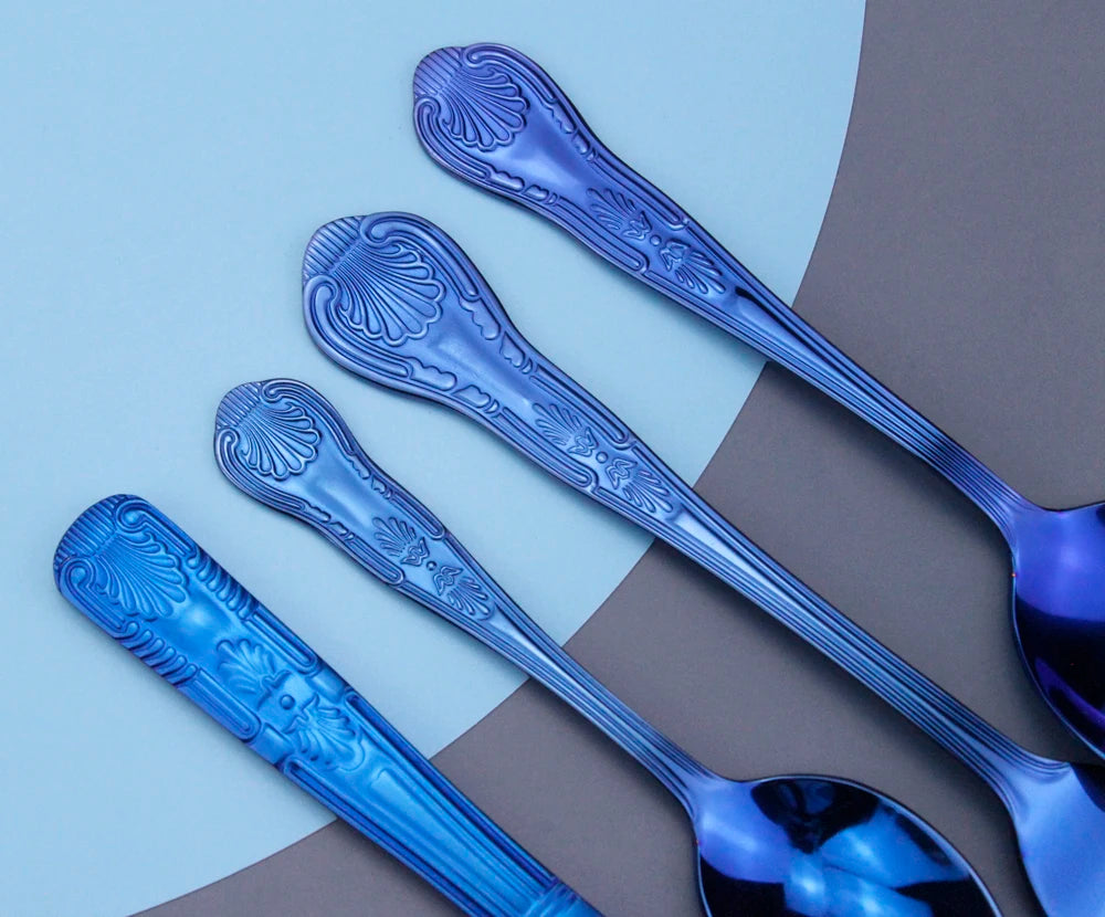 LUCF Vintage-Style Stainless Steel Flatware
