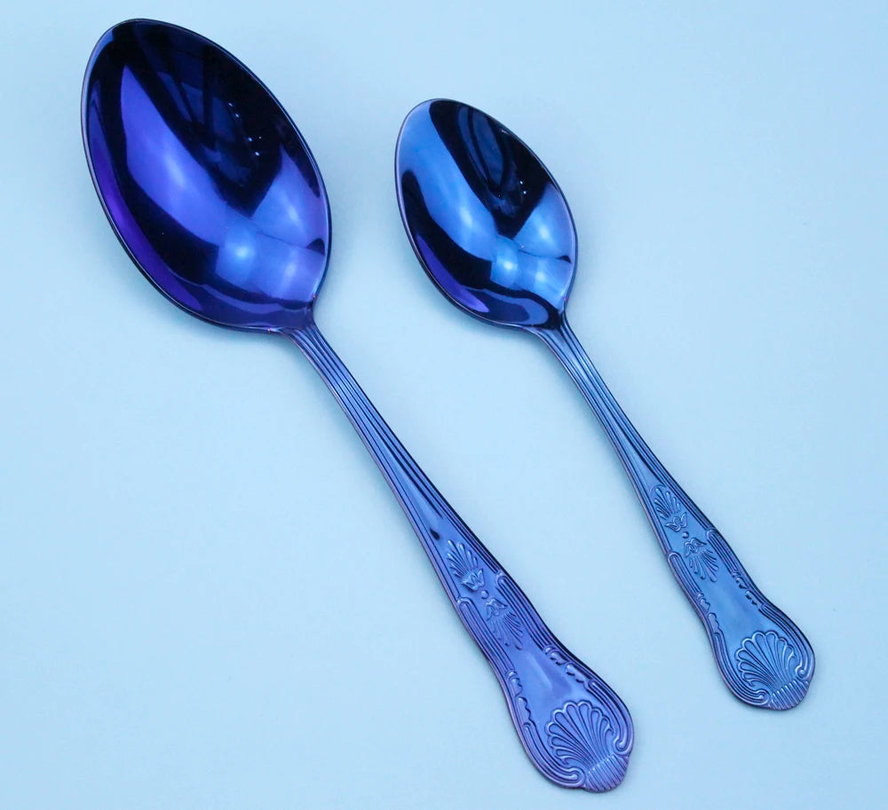 LUCF Vintage-Style Stainless Steel Flatware