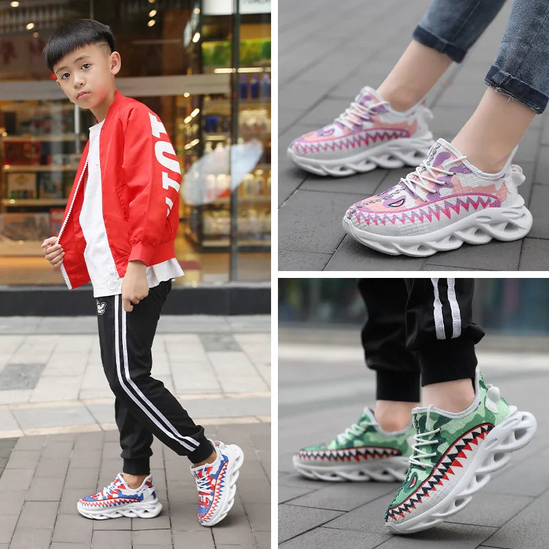 Boys Girls shoes autumn children sports shoes for boys 15 years old 10 kids 9 pink blue kids shoe boy girls sneakers for students eprolo