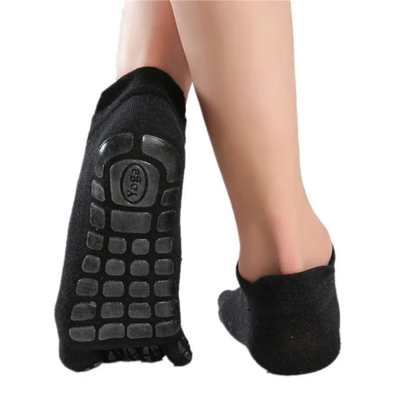 New Men Winter Thickened Five Fingers Socks Warm Non Slip Grip Fitness Toe Socks Low Calf Slipper Male Floor Socks Whispering Desires Shoppe