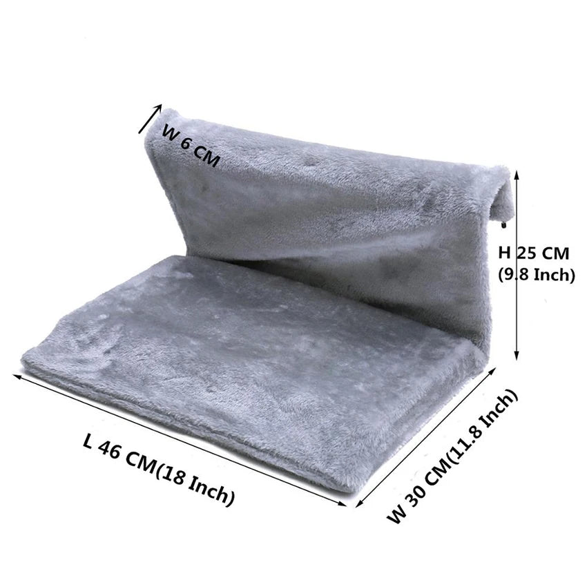 Hanging Cat Bed Removable Cat Hammock Pet Beds for Radiator Bench Kitten Nest With Strong Durable Metal Frame Cat Accessories Whispering Desires Shoppe