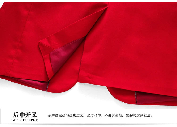 Men's Two-Piece Formal Blazer and Trouser Suit