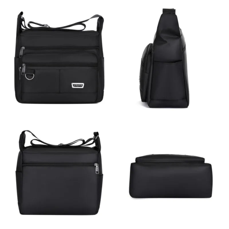 Men's Oxford Fabric Travel Crossbody Bag
