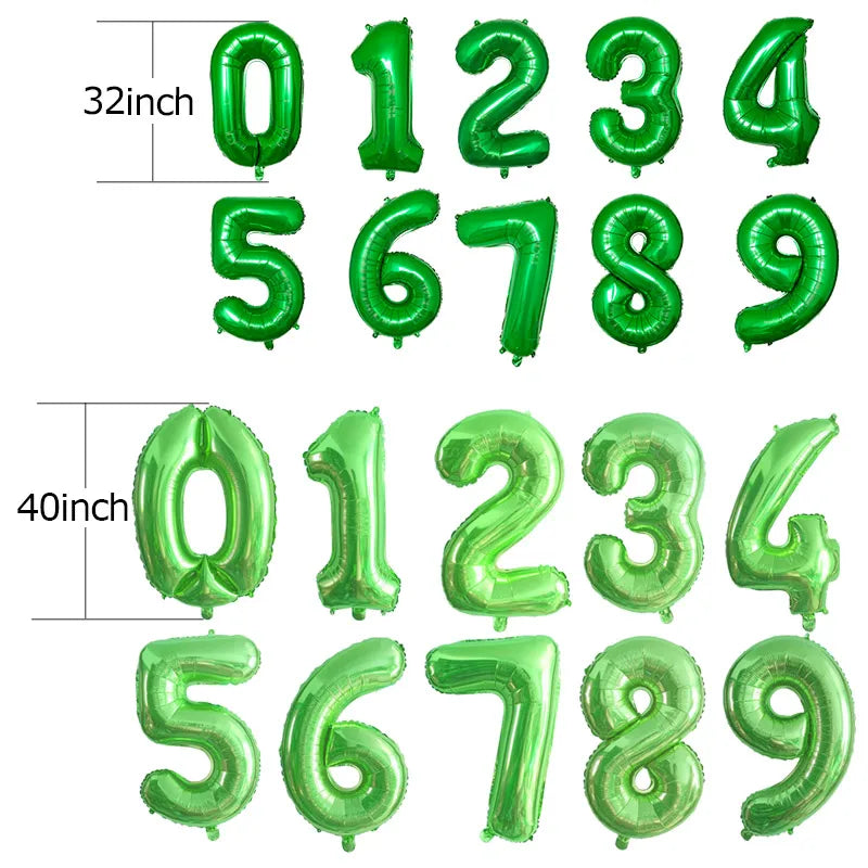 Gradient Number Foil Balloon, 30 or 40 Inches