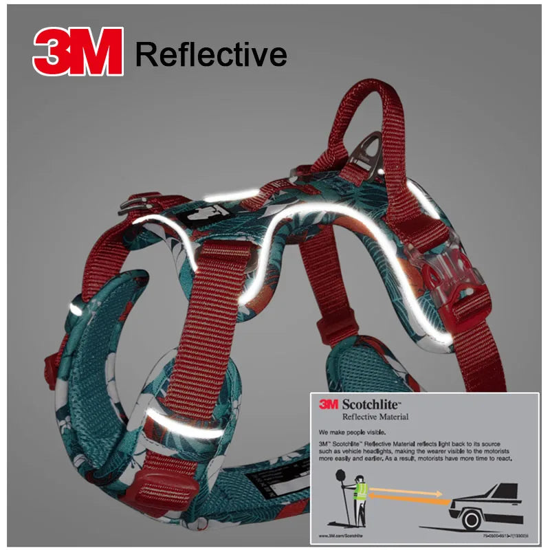 TRUELOVE Reflective Camouflage Dog Harness TLH5653