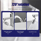 Tap Aerator 720°Rotation Universal Splash-Proof Swivel Water Saving Faucet Kitchen Tap Hole Water Tap Kitchen Fauce eprolo