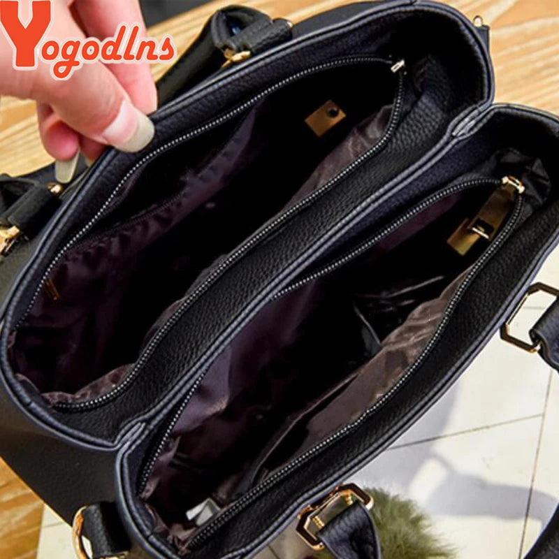 Yogodlns Women's Embossed Shoulder Bag