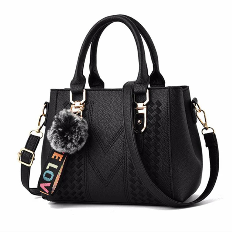 Yogodlns Women's Embellished PU Shoulder Bag
