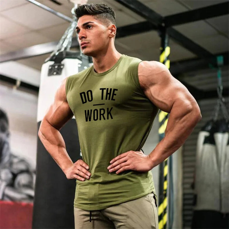 Muscleguy Brand Gyms Clothing Workout Sleeveless Shirt Tank Top Men Bodybuilding Fitness Mens Sportwear Muscle Vests Men Tanktop eprolo