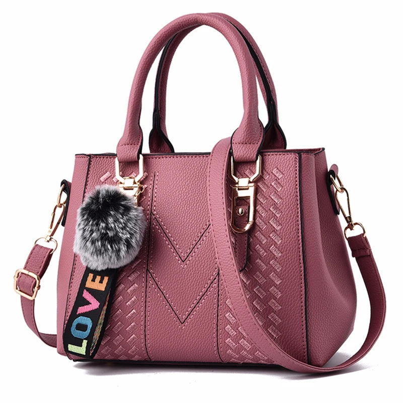 Yogodlns Women's Embellished PU Shoulder Bag