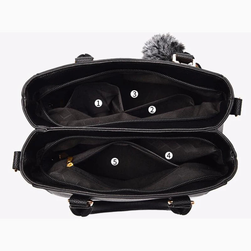 Yogodlns Women's Embellished PU Shoulder Bag