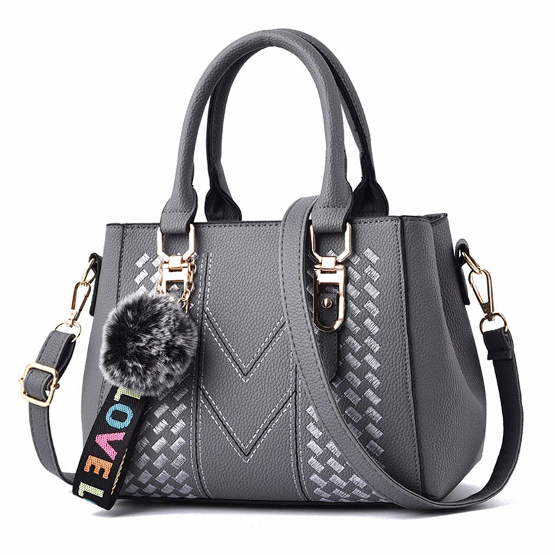 Yogodlns Women's Embellished PU Shoulder Bag