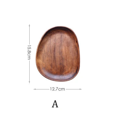 KEMORELA Solid Wood Serving Plates and Trays