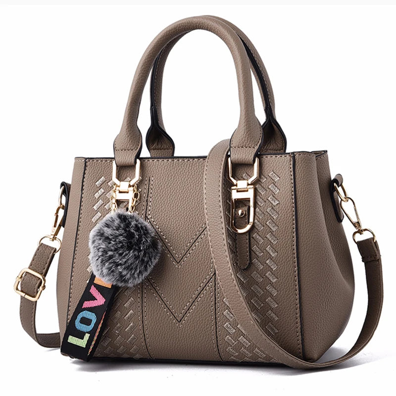 Yogodlns Women's Embellished PU Shoulder Bag