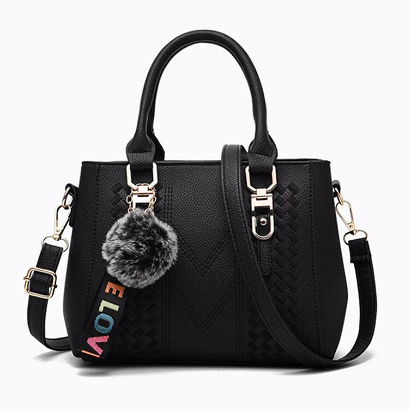 Yogodlns Women's Embellished PU Shoulder Bag