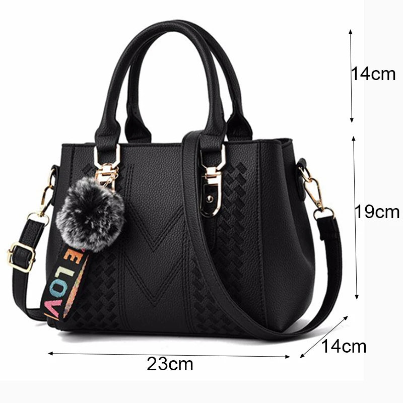 Yogodlns Women's Embellished PU Shoulder Bag