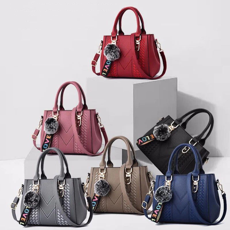 Yogodlns Women's Embellished PU Shoulder Bag