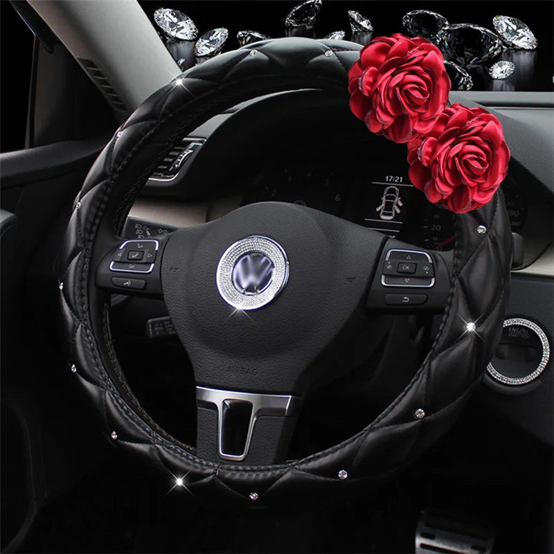 Baisher Red Rose Car Interior Accessories – Individual Pieces