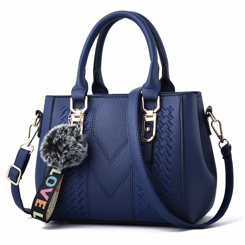Yogodlns Women's Embellished PU Shoulder Bag
