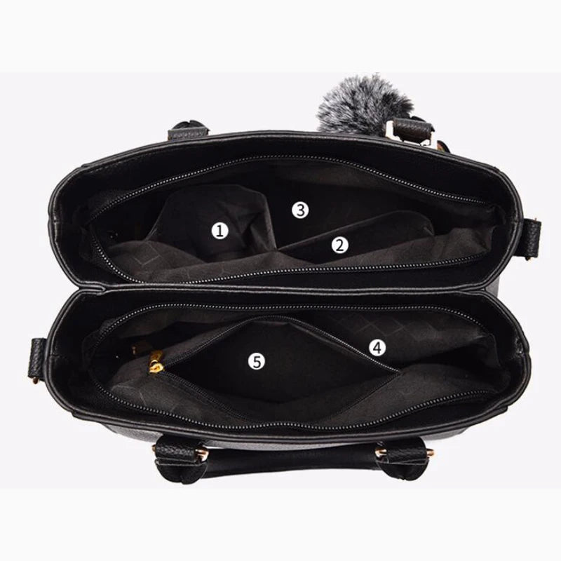 Yogodlns Women's Embellished PU Shoulder Bag