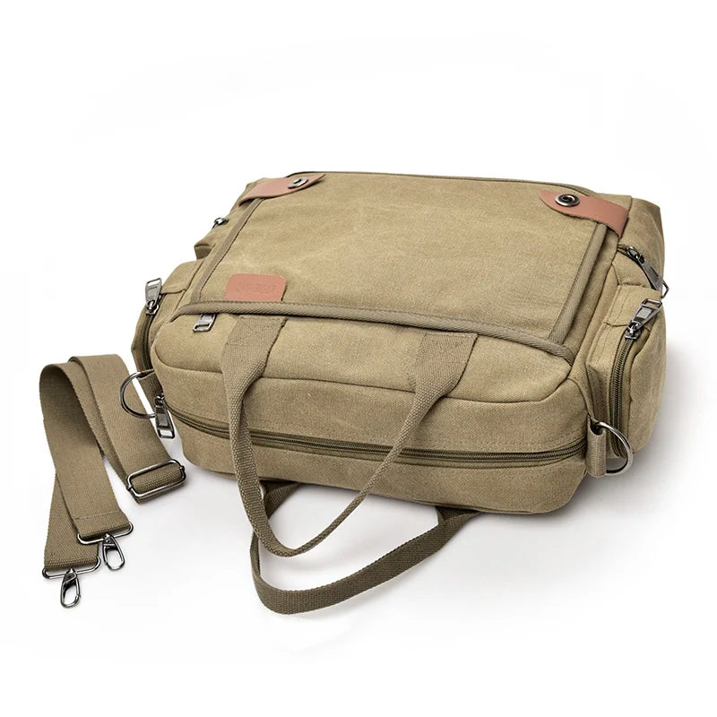 DIDA BEAR Men's Canvas Messenger Bag