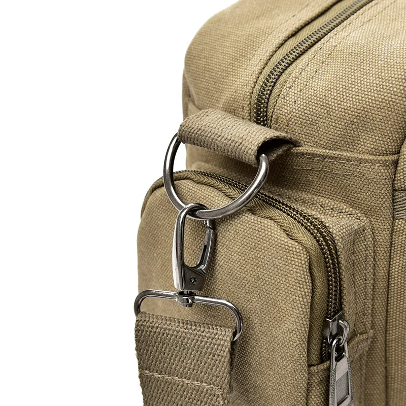 DIDA BEAR Men's Canvas Messenger Bag