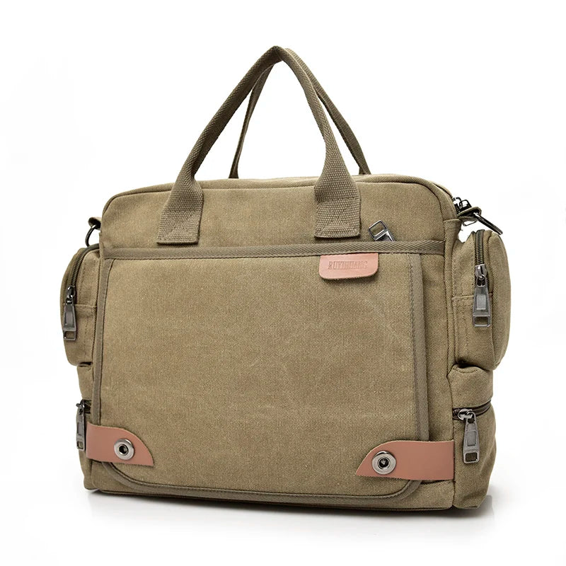 DIDA BEAR Men's Canvas Messenger Bag