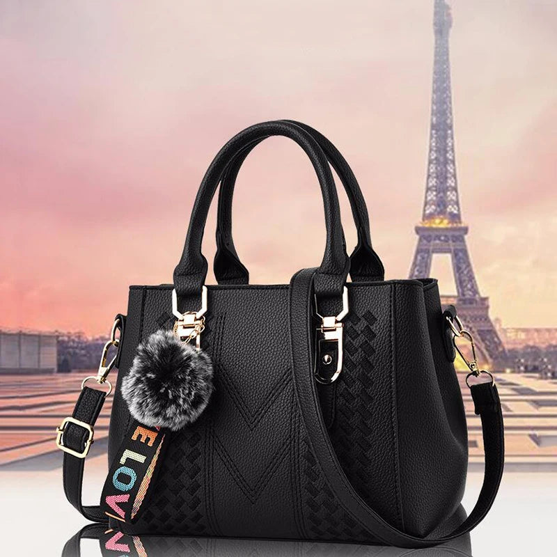 Yogodlns Women's Embellished PU Shoulder Bag