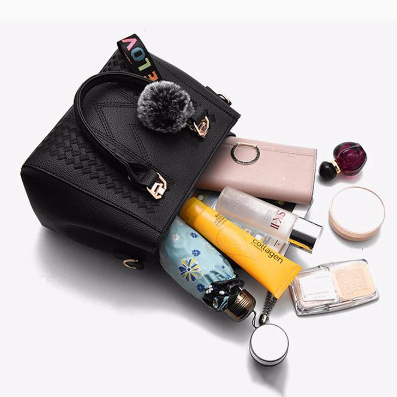 Yogodlns Women's Embellished PU Shoulder Bag