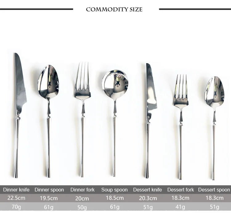 ROXY Stainless Steel Flatware — Utensils & Sets